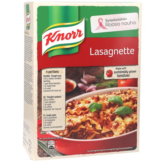 Osta Lasagnette Ateria-Aines - 14% alennus verkosta 