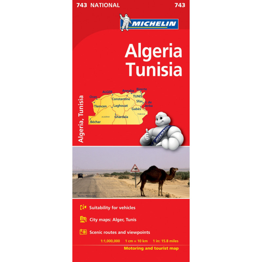 Buy Michelin Algeria ja Tunisia kartta online