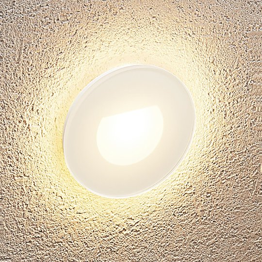 Arcchio Vexi -LED-uppovalaisin, pyöreä