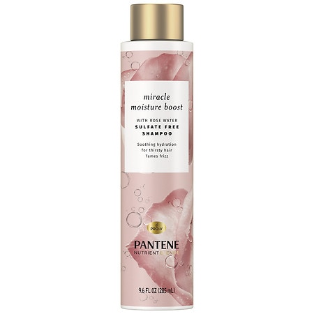 Pantene Nutrient Blends Miracle Moisture Boost Rose Water Shampoo for Dry Hair - 9.6 fl oz