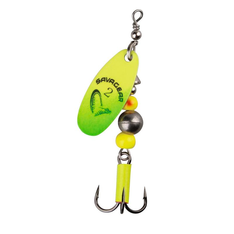 Savage Gear Caviar Spinner 6g Fluo Yellow Chartreuse