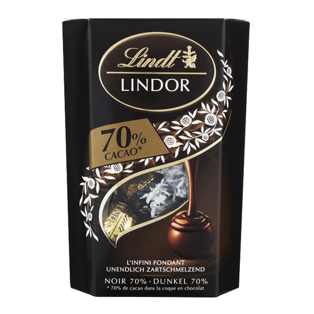 Lindor Mørk Chokolade 70% - 35% rabat