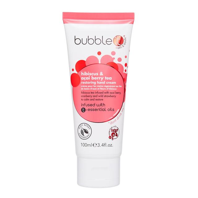 Bubble T Hand Cream, Hibiscus & Acai Berry Tea