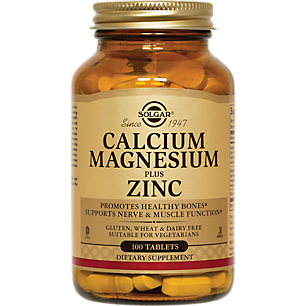 Calcium Magnesium Plus Zinc (100 Tablets)