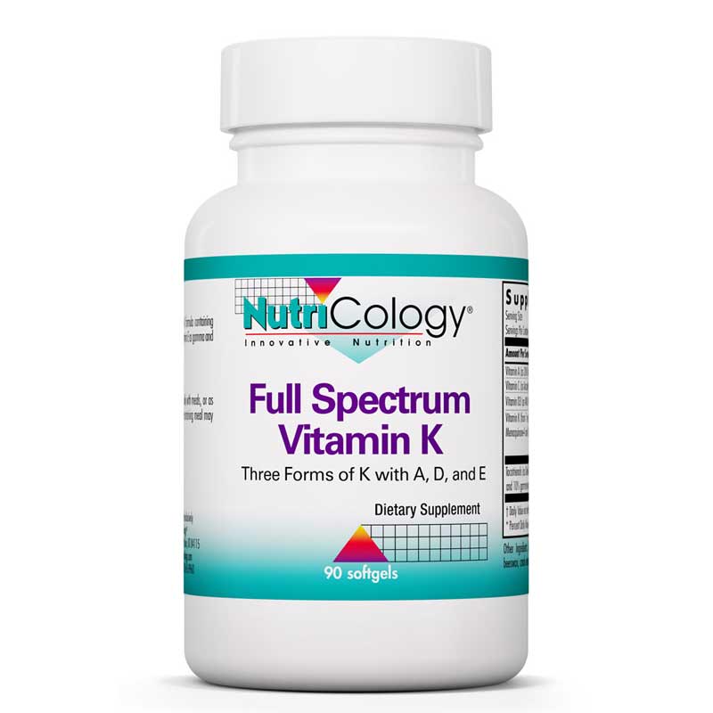 Nutricology Full Spectrum Vitamin K 90 Softgels