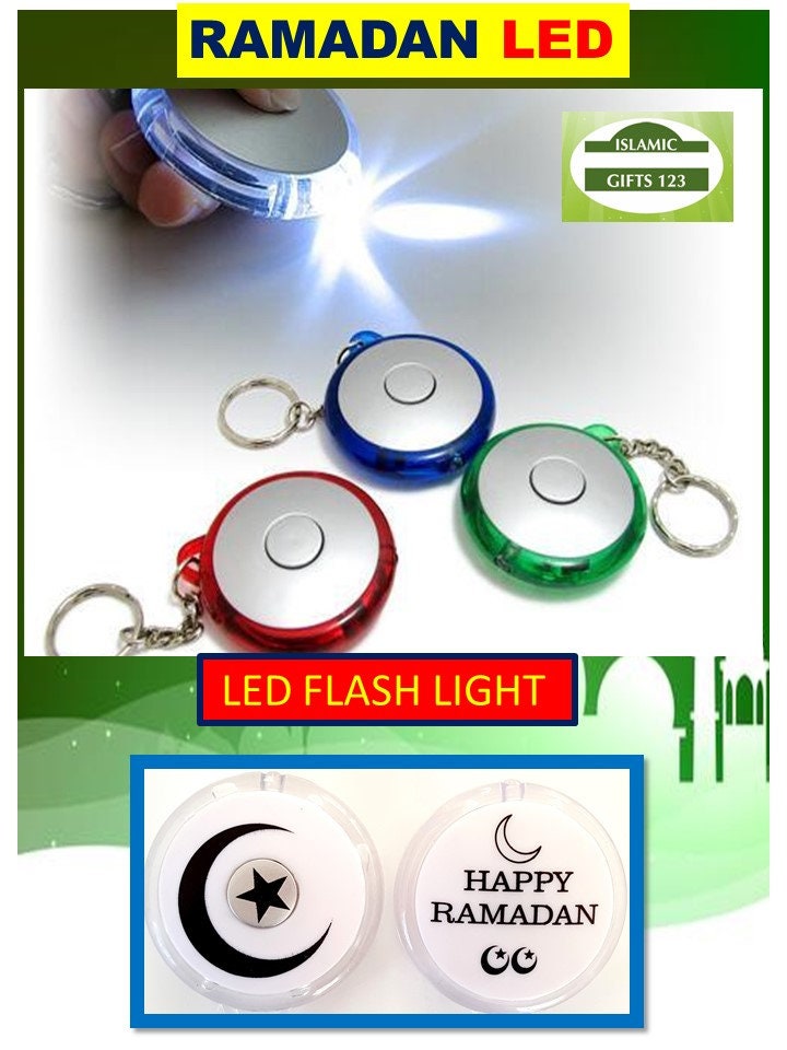 Ramadan Lights Favors(60Ramadan Decor Muslim Key Ringramadan Favorsmuslim Gift Decor Eid Party Supplyislamic Gifts-Quran