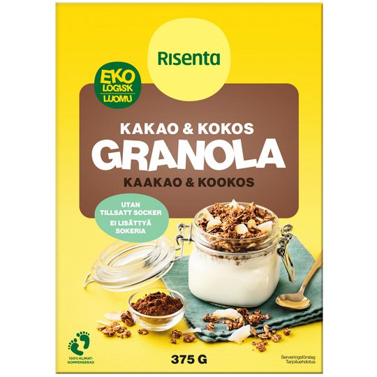 Granola Kaakao & Kookos - 28% alennus