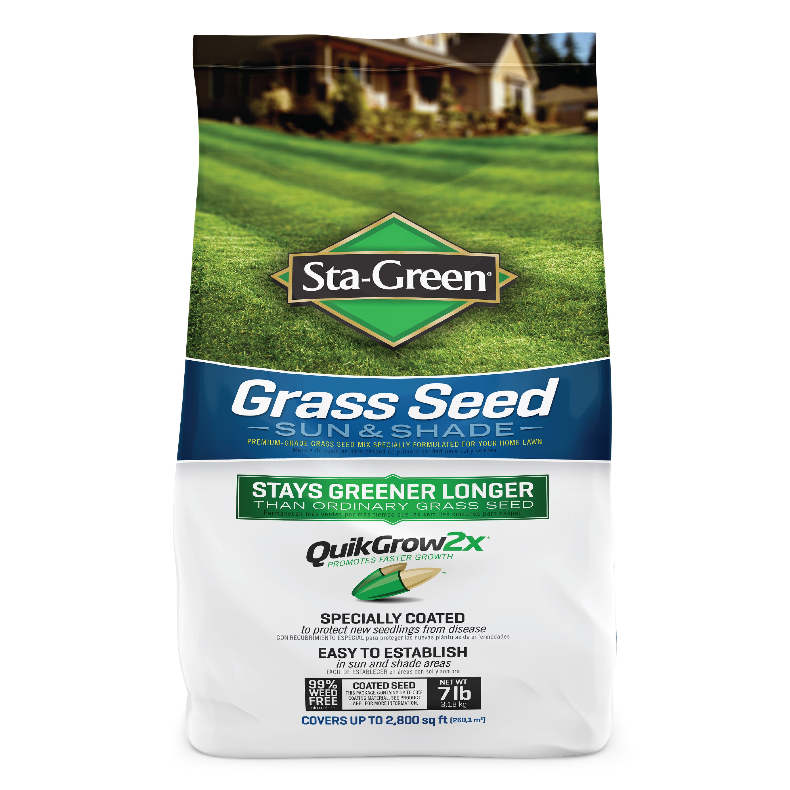 Sta-Green Sun and Shade 7-lb Mixture/Blend Grass Seed | 2149620289