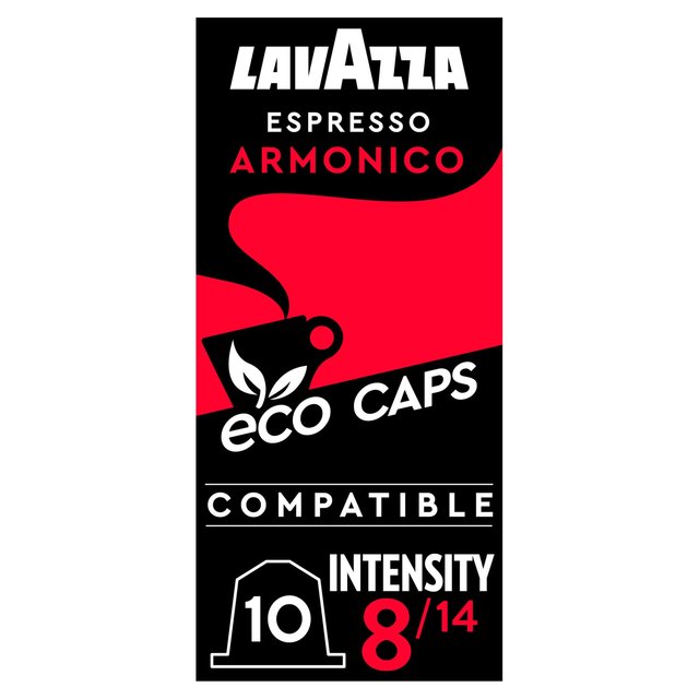 Lavazza Armonico Compostable Nespresso Compatible Coffee Capsules