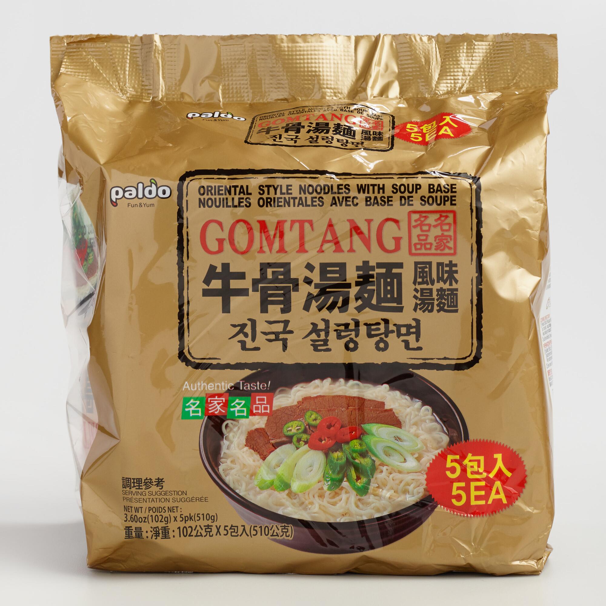 Paldo Gomtang Noodles 5 Pack by World Market