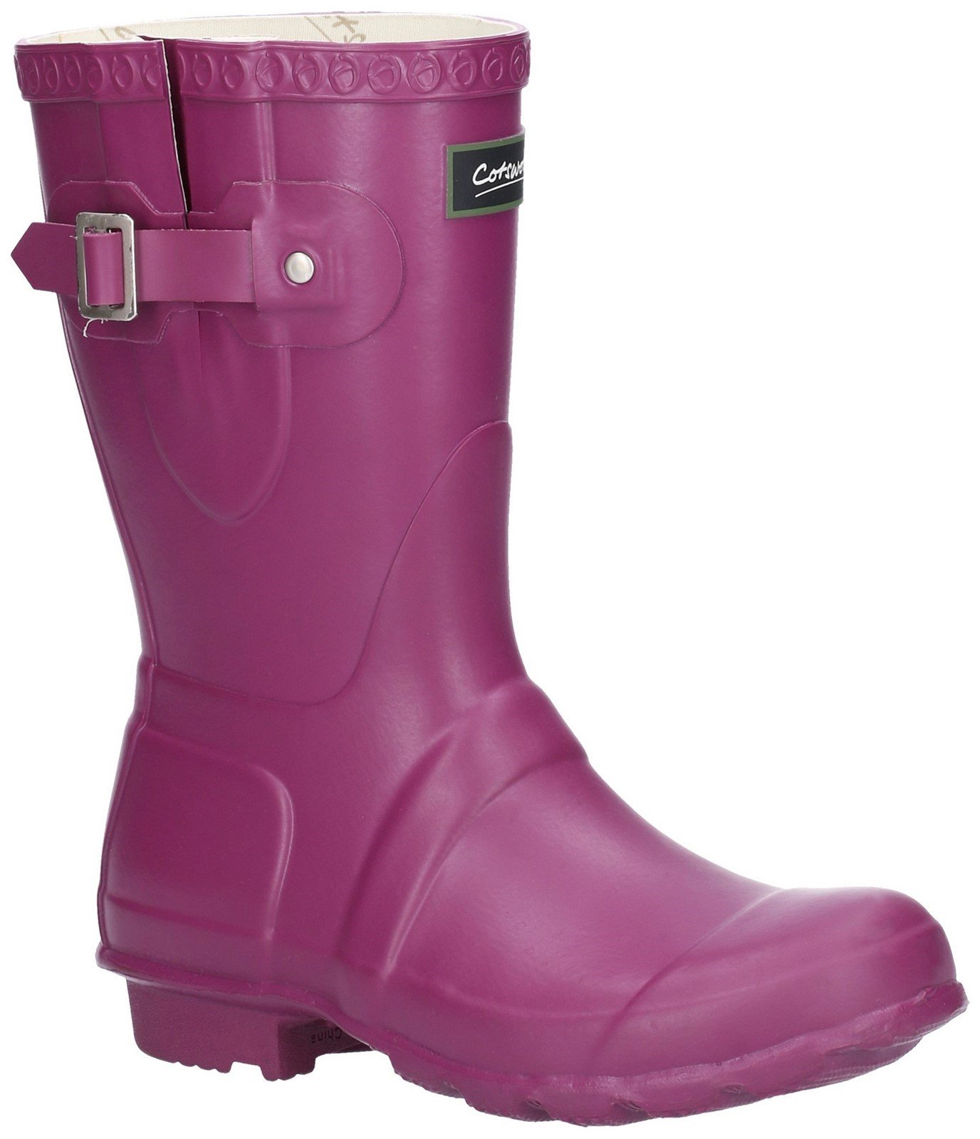 Cotswold Women's Windsor Short Wellington Boot Various Colours 25537 - Berry 3