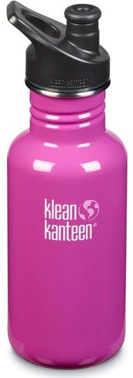 Klean Kanteen Classic Sports Cap Vannflaske 532ml, Wild Orchid