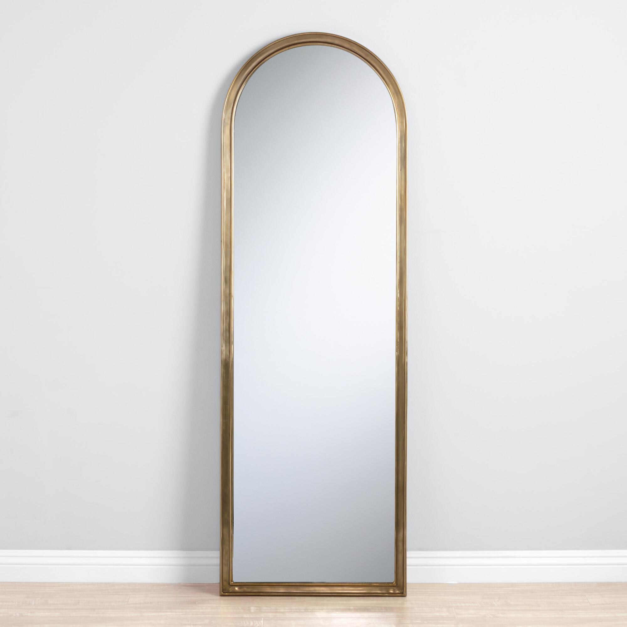Arched Gold Full Length Mirror - Wood by World Market