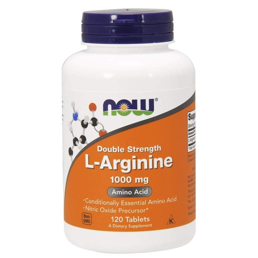 L-Arginine, 1000mg - 120 tablets