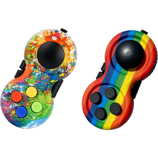 Buy Fidget Pad 8 Function Fidget Toy Cube Controller Stress Reducer for ...