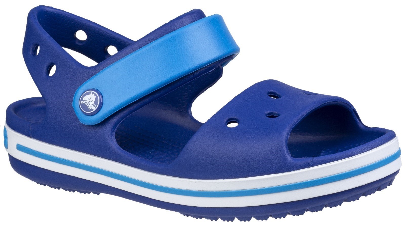 Crocs Kid's Sandal Various Colours 21077 - Dark Blue/Light Blue/White 10