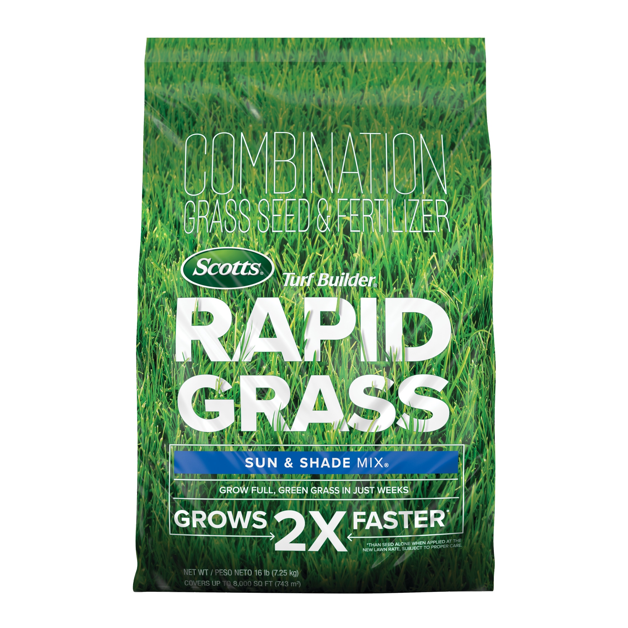 Scotts Turf Builder Rapid Grass 16-lb Mixture/Blend Grass Seed | 18216