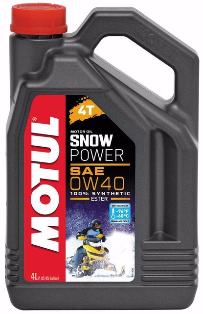 Moottoriöljy MOTUL SNOWPOWER 0W40 4T 4L