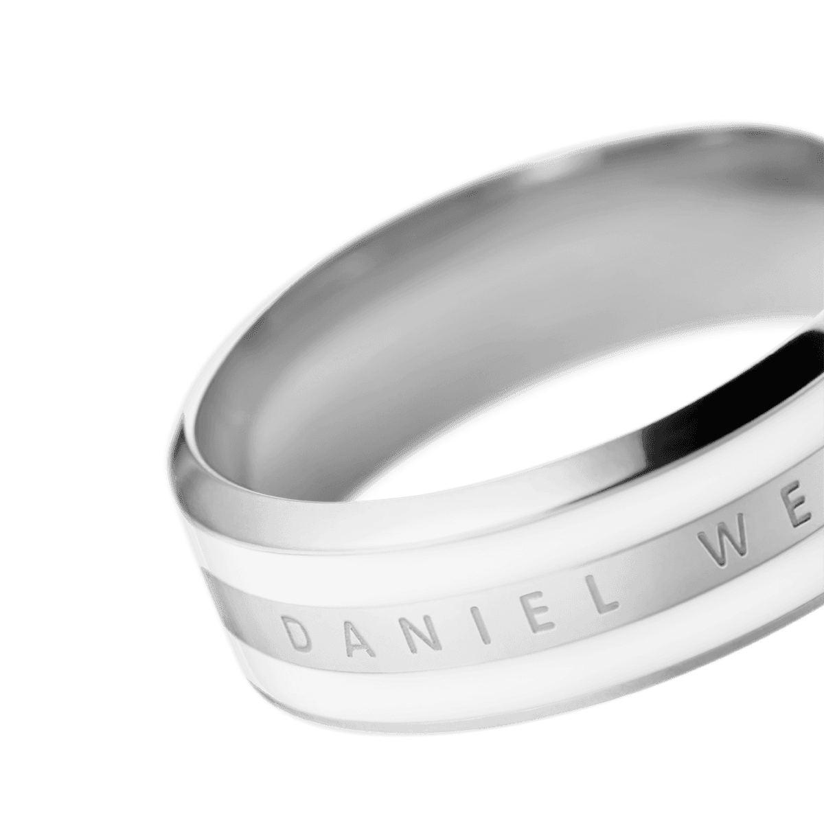 Daniel Wellington DW Emalie Ring Satin White 50 Sølv
