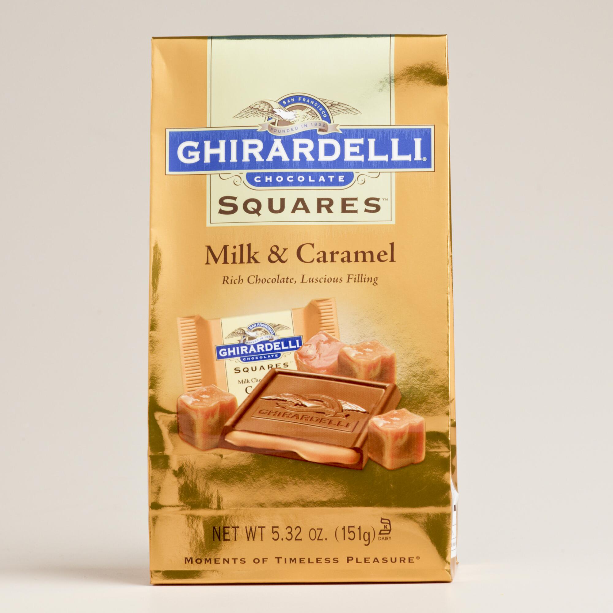 Ghirardelli Caramel Milk Chocolate Squares Bag by World Market