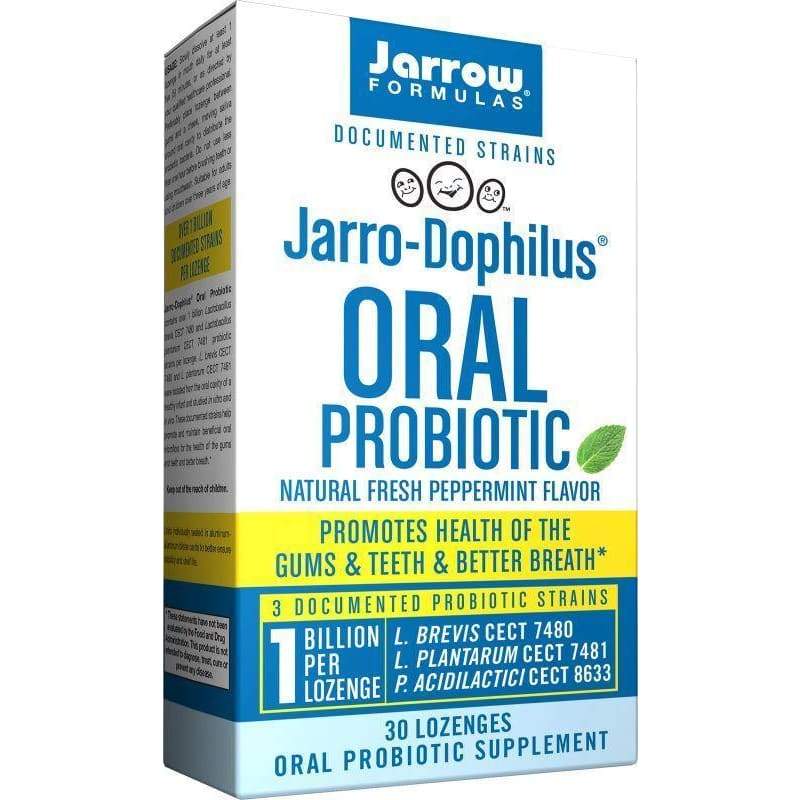 Jarro-Dophilus Oral Probiotic, Natural Fresh Peppermint - 30 lozenges