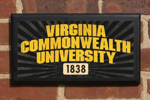Virginia Commonwealth Rams Establishment Wall Art Sign Plaque, Gift Present, Home Decor, Vintage Style, Rowdy Rodney Richmond Vcu Classic