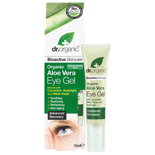 Dr. Organic Aloe Vera Eye Gel, 15 ml