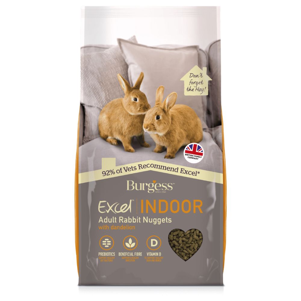 Burgess Excel Indoor Rabbit Nuggets - 10kg