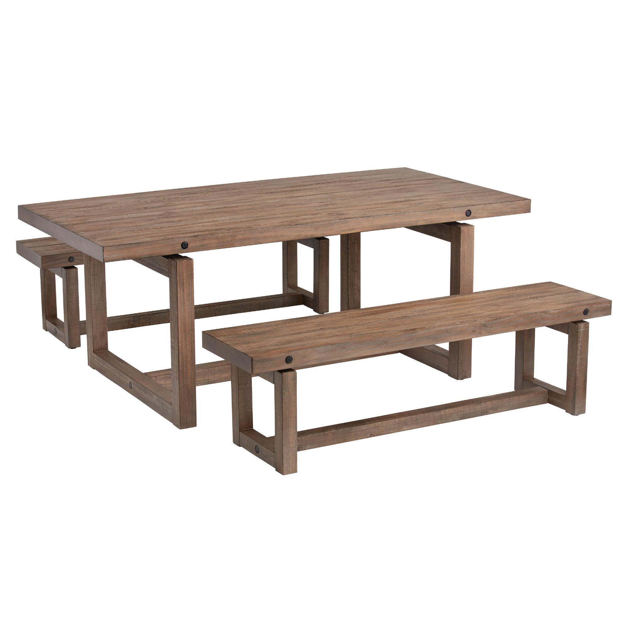Light Brown Rustic Ainsley Dining Collection by World Market