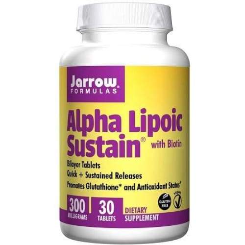 Alpha Lipoic Sustain, 300mg with Biotin - 30 tablets