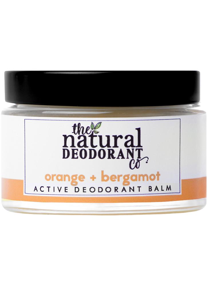 Natural Deodorant Co Active Deodorant Balm Orange Bergamot