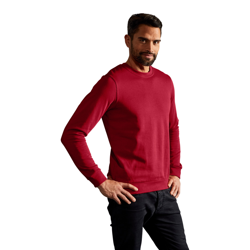 Premium Sweatshirt Herren Sale, Kirschrot, L