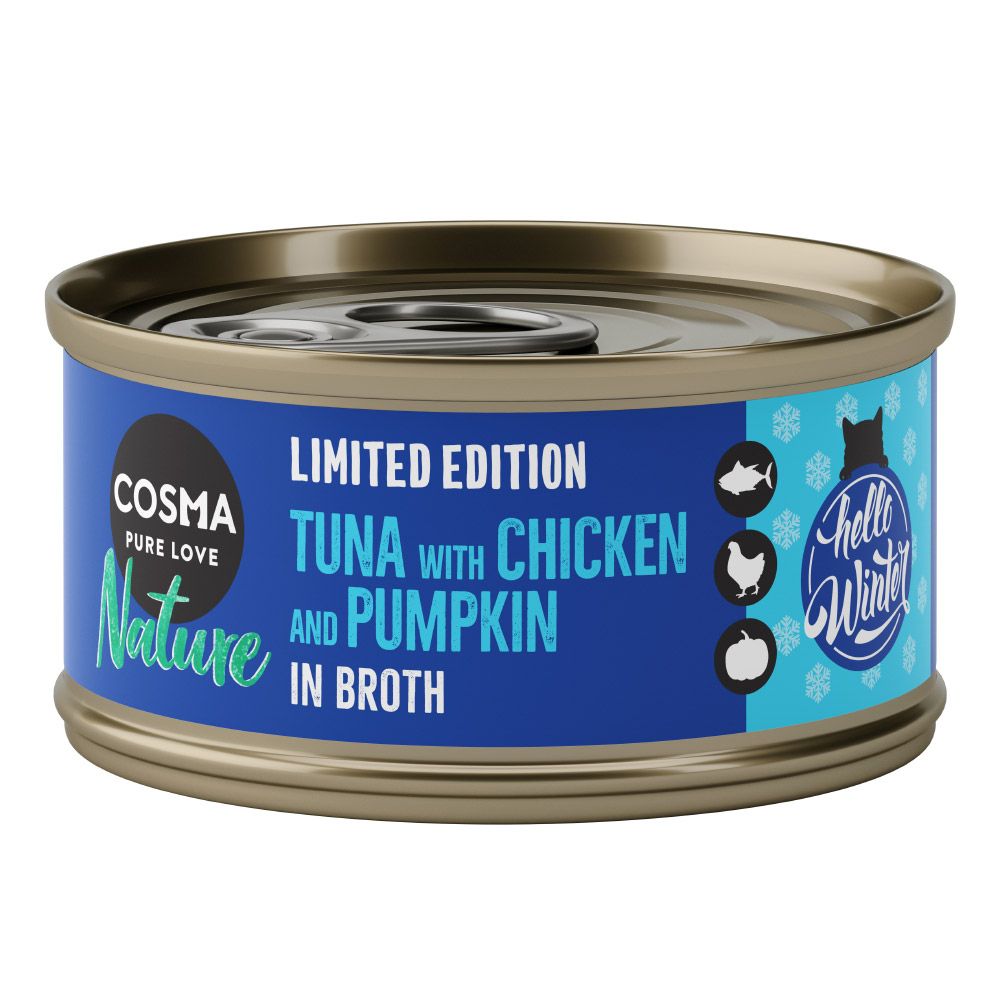 Cosma Nature Winter Edition 6 x 70g - Tuna with Chicken & Pumpkin