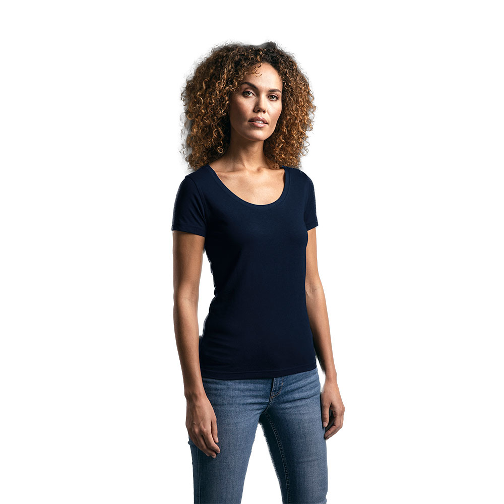 EXCD T-Shirt Damen, Marineblau, XL