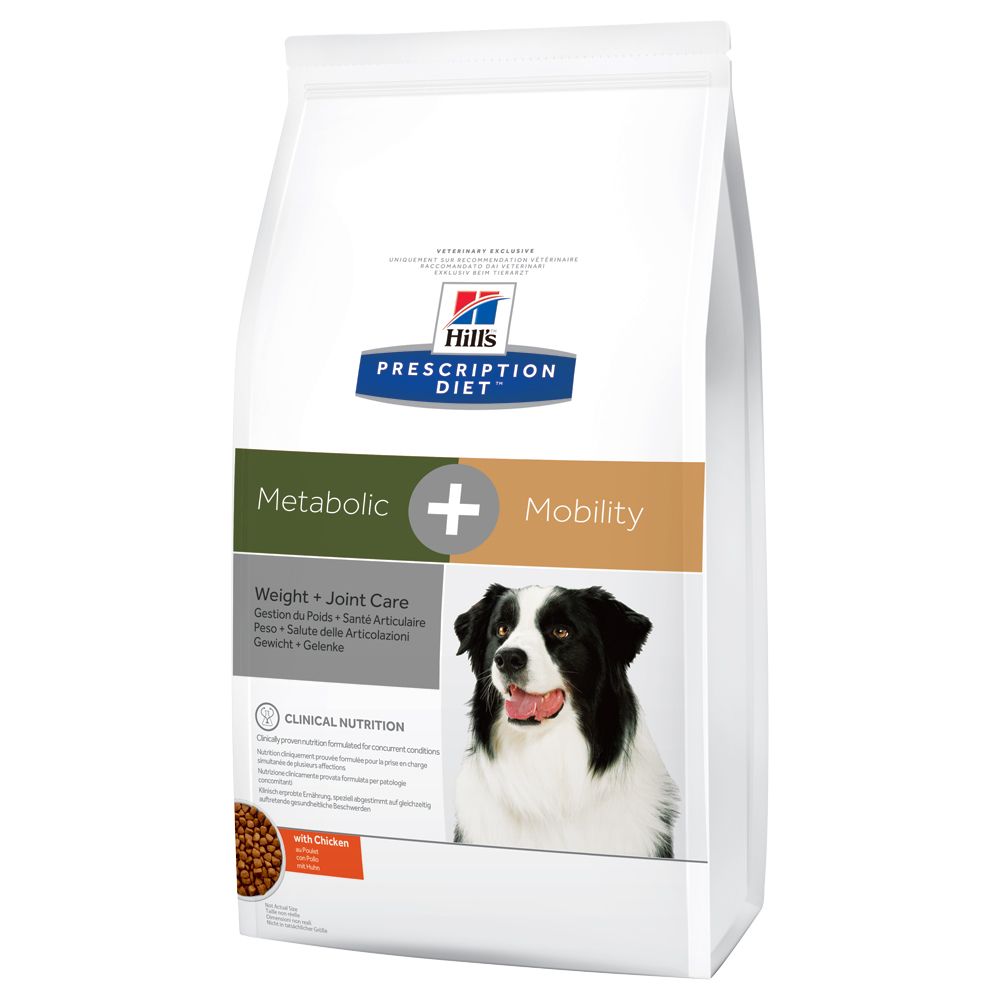 Hill's Prescription Diet Canine Metabolic+Mobility Weight+Joint Care - Chicken - Economy Pack: 2 x 12kg