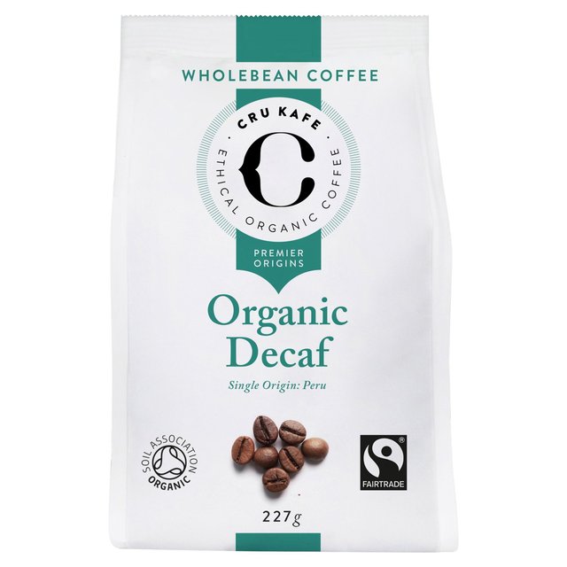 CRU Kafe Organic Fairtrade Decaf Peruvian Coffee Beans
