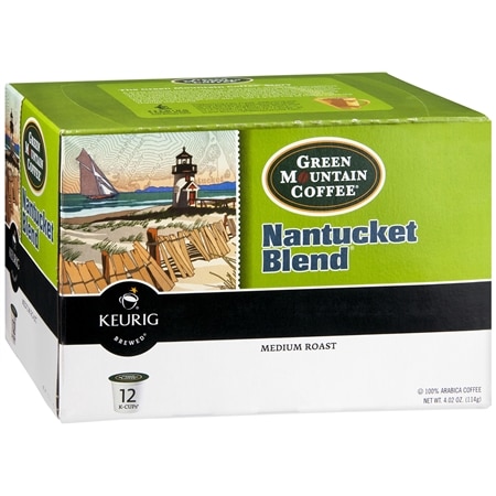 Green Mountain Ground Coffee K-Cups Nantucket Blend - 0.34 oz x 12 pack
