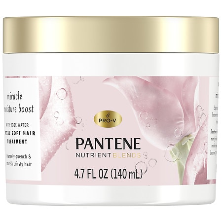 Pantene Nutrient Blends Miracle Moisture Boost Rose Water Petal Soft Hair Treatment - 4.7 fl oz
