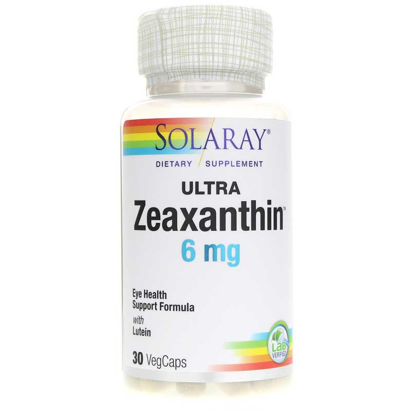 Solaray Ultra Zeaxanthin 6 Mg 30 Veg Capsules