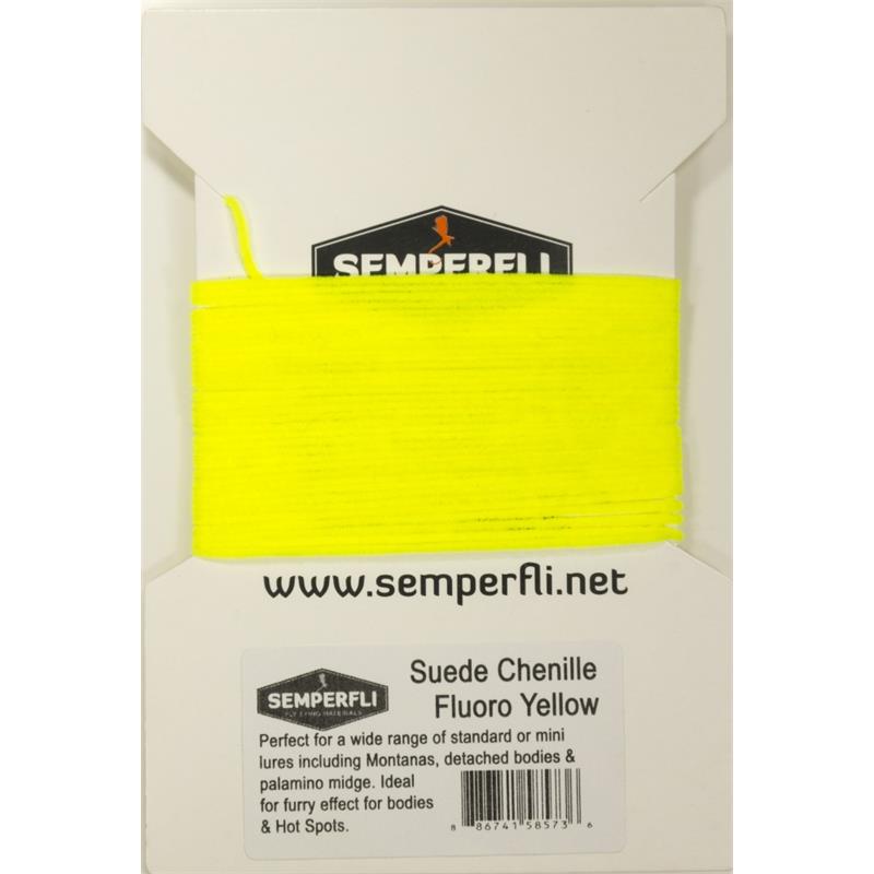 Semperfli Suede Chenille Fl. Yellow Sunburst