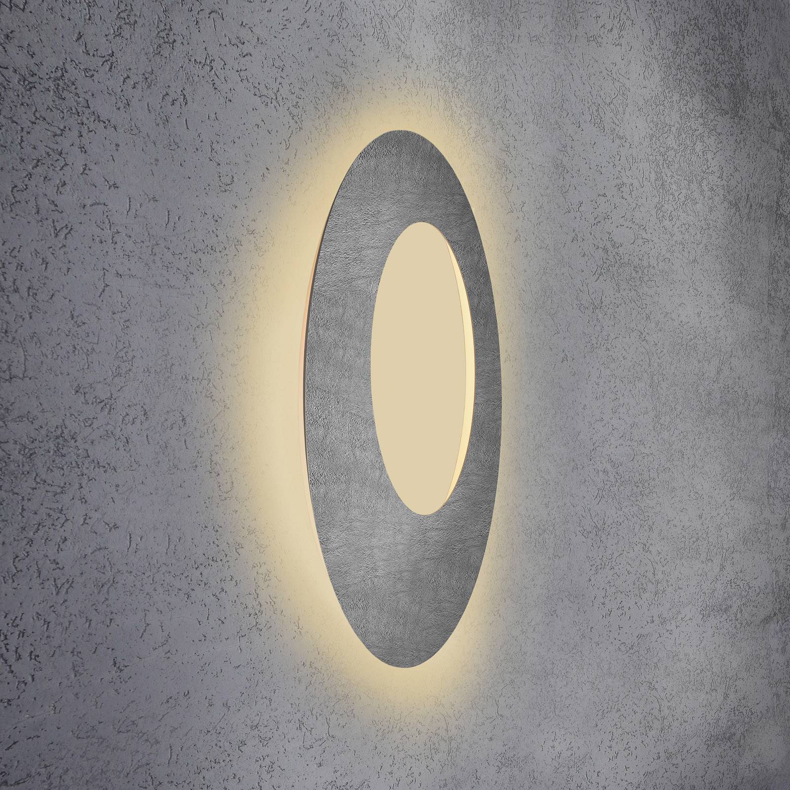 Escale Blade Open -LED-seinävalaisin betoni Ø79 cm