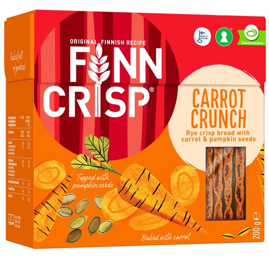 Näkkileipä Carrot Crunch - 60% alennus