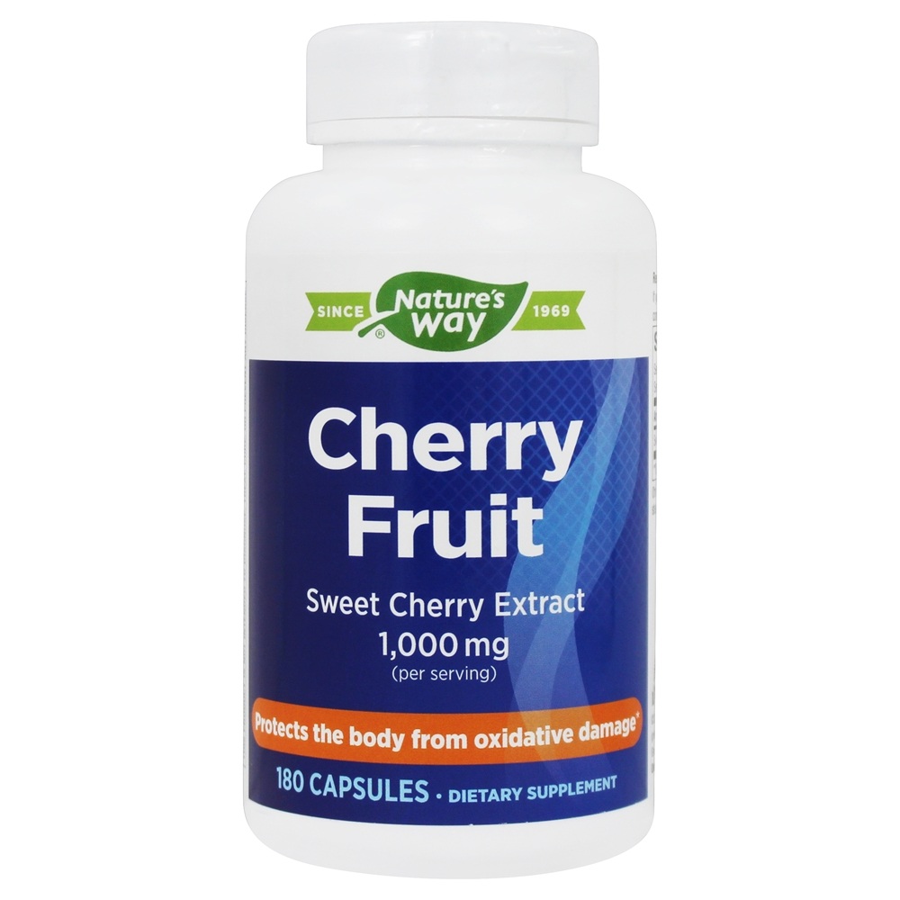 Nature's Way - Sweet Cherry Fruit Extract 1000 mg. - 180 Capsules
