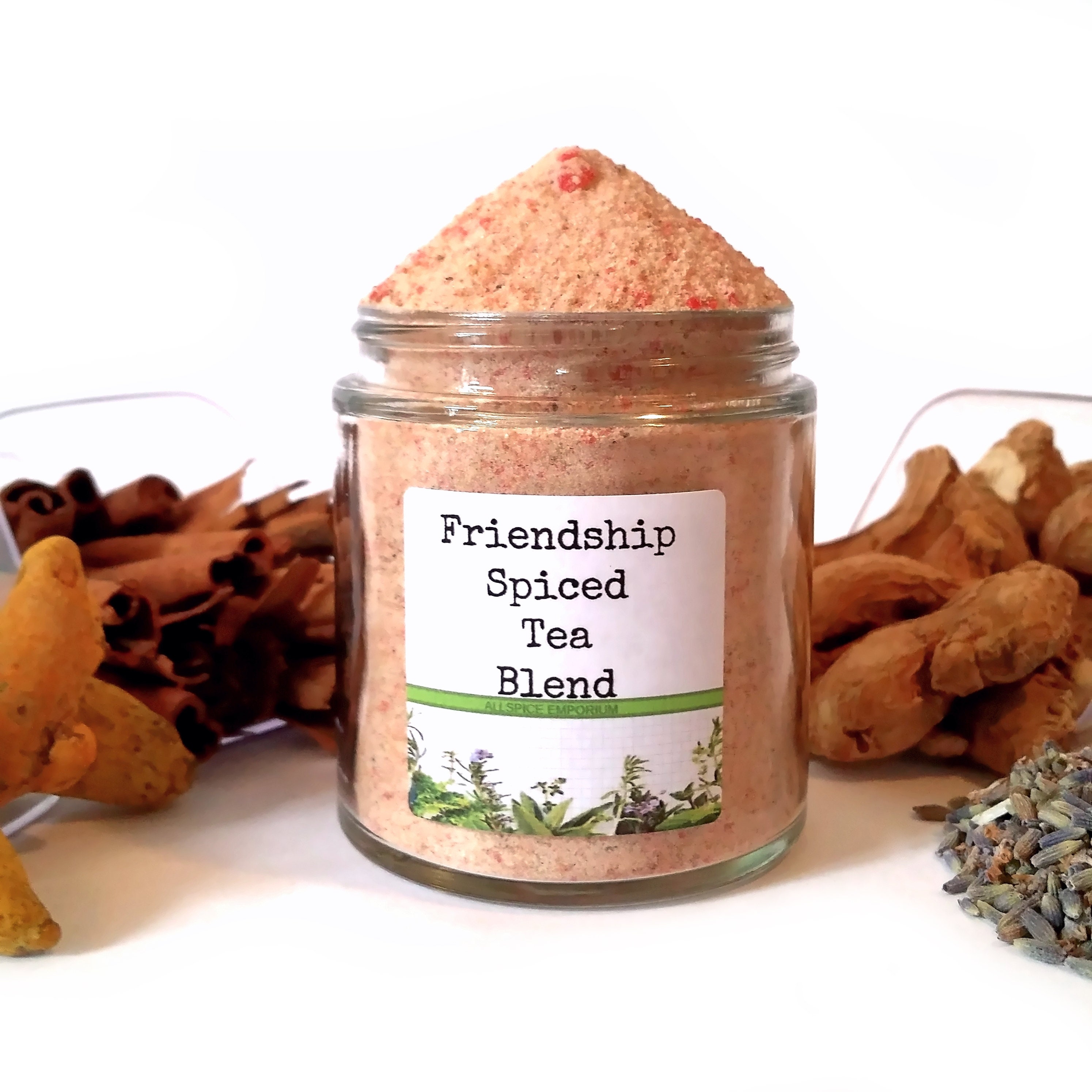 Friendship Spiced Tea Blend, Gourmet Spices, Gluten Free, Salt Gift, Lover