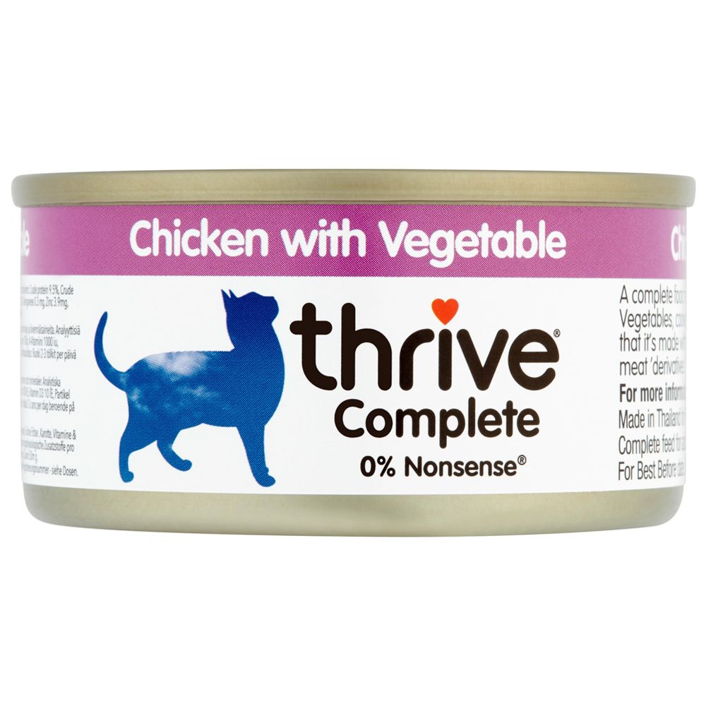 thrive Complete Adult - Chicken with Vegetables - 6 x 75g