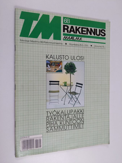 Osta Tekniikan Maailma 6B 1986 Rakennusmaailma Netist 