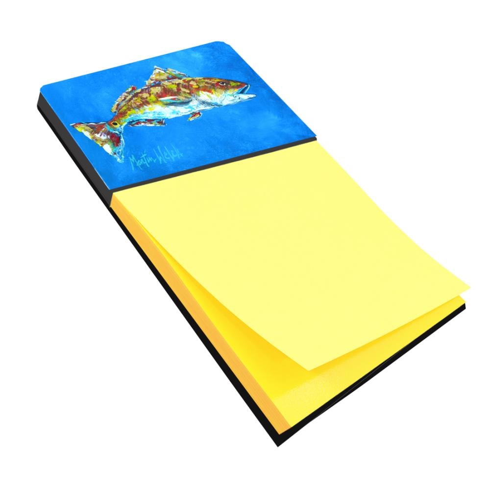 Caroline's Treasures Fish - Red Fish Seafood Two Refiillable Sticky Note Holder | MW1098SN
