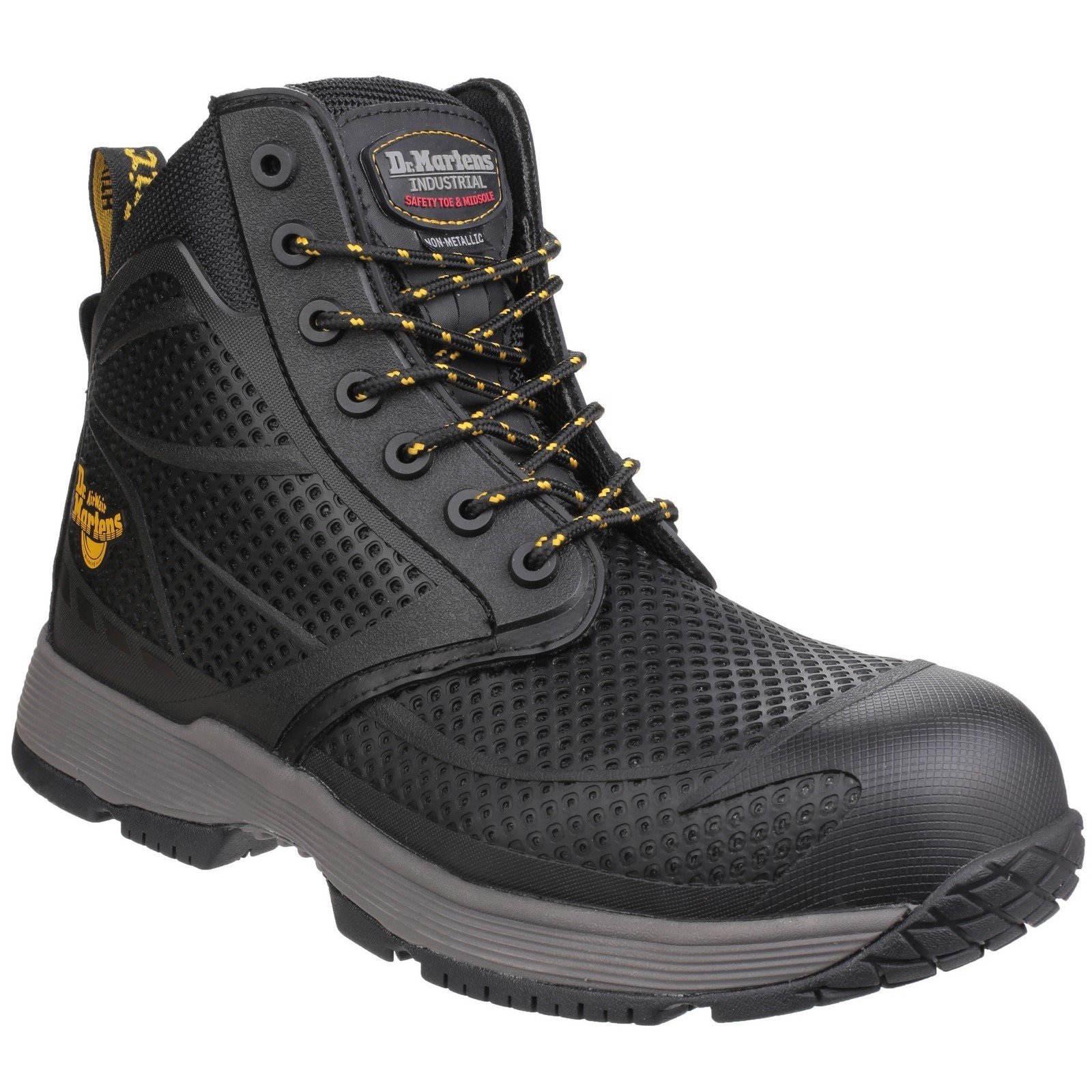 Dr Martens Unisex Calamus Lace up Safety Boot Black 24535-40574 - Black 9