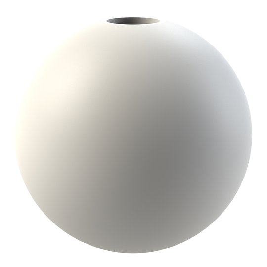 Cooee - Ball Ljusstake 8 cm Vit