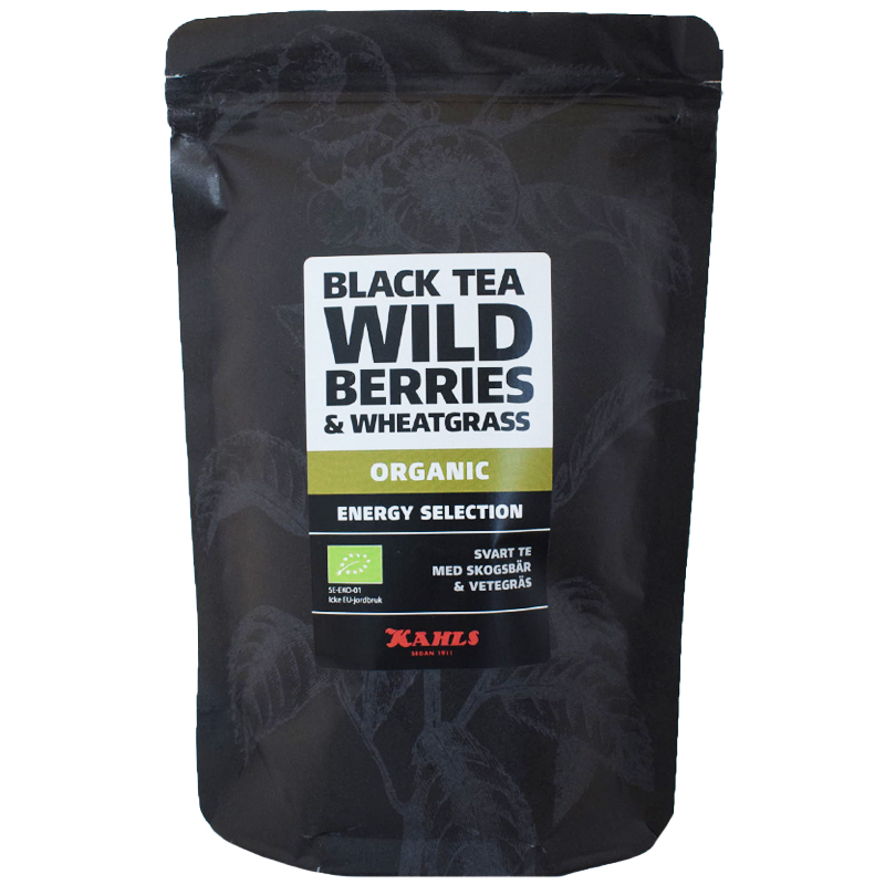 Eko Svart Te "Wild Berries & Wheatgrass" 100g - 58% rabatt
